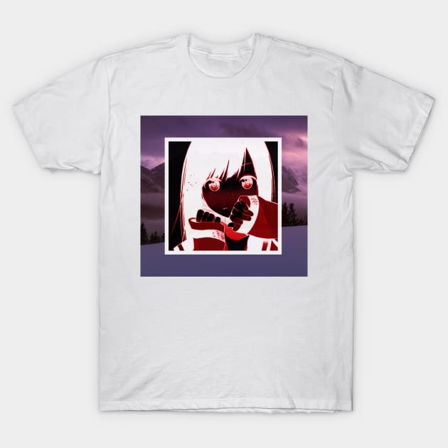 Red Night T-Shirt by bluescreen